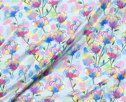 Floral Bliss - Blue